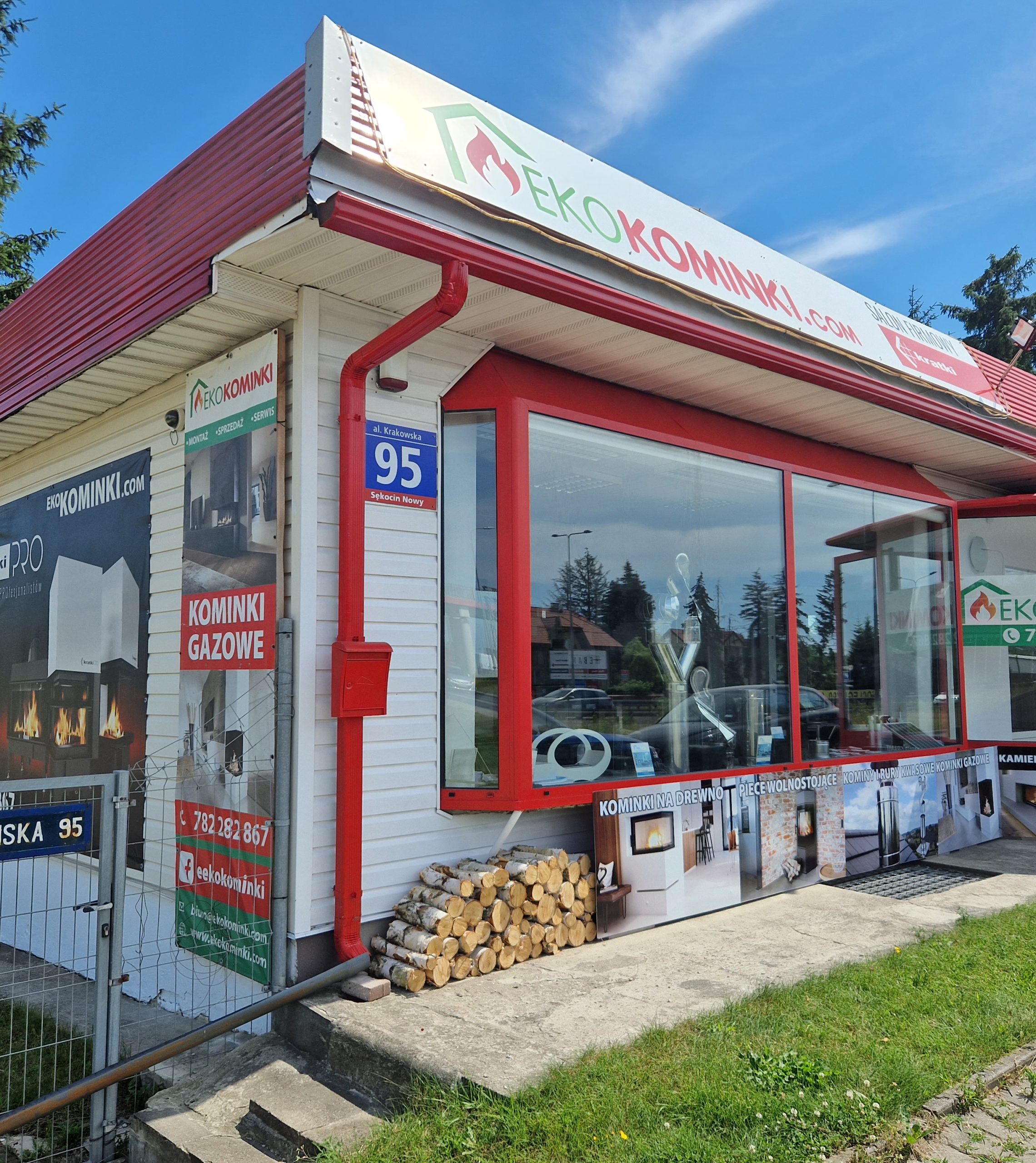 kominki Sękocin Nowy - sklep i salon. Kominki, piece wolnostojące, biokominki, ogrzewacze