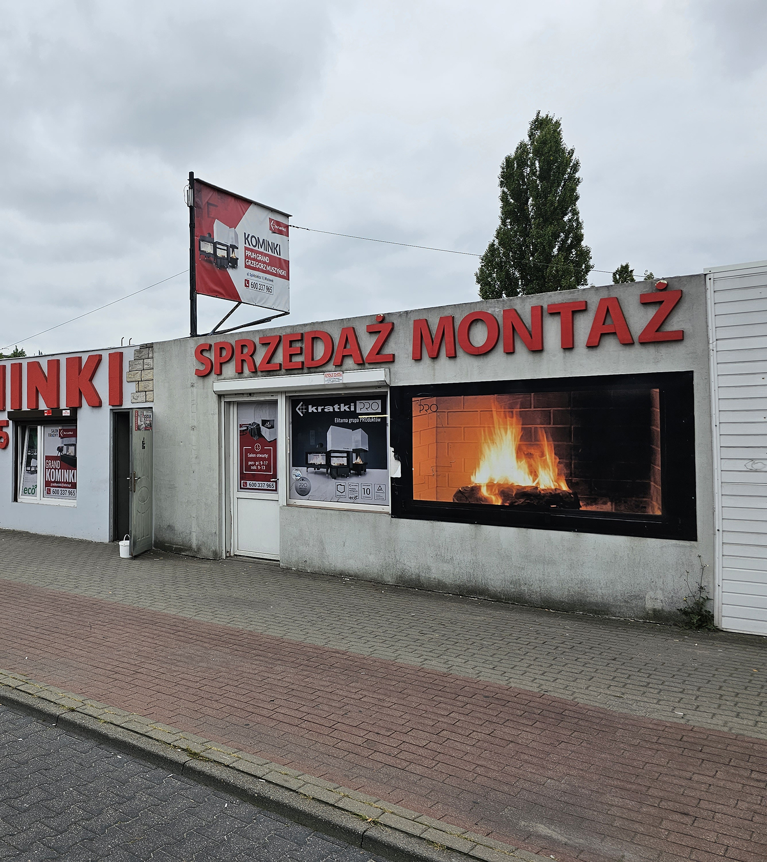 kominki Włocławek - sklep i salon. Kominki, piece wolnostojące, biokominki, ogrzewacze